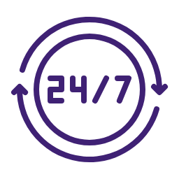 24/7 service and support